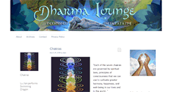 Desktop Screenshot of dharmalounge.net
